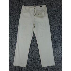 Faherty Brand Mens Straight Leg Jeans 30‎ Off-White Cream Denim Coastal Casual